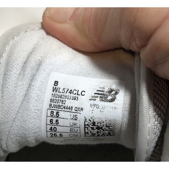 New Balance 574 Encap Shoes Light Purple Womens Size 8.5 - Picture 9 of 9